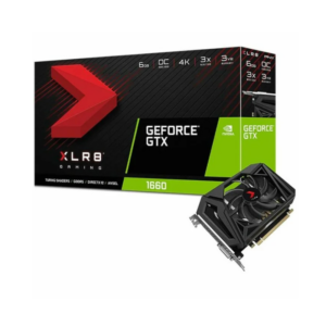 CARTE GRAPHQUE PNY XLR8 GEFORCE GTX1660 OC 6GB SINGLE FAN AXIOM INFORMATIQUE PLUS