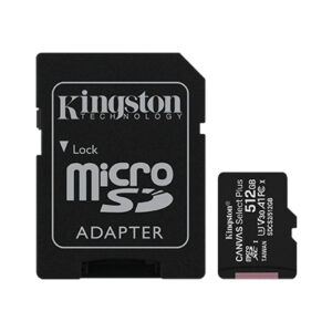 CARTE MEMOIRE KINGSTON SDCS2/512GB AVEC SUPPORT AXIOM INFORMATIQUE PLUS