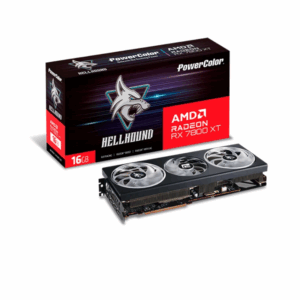 CARTE GRAPHIQUE POWER COLOR HELLHOUND AMD RADEON RX 7800XT 16GB OC TRIPLE FAN AXIOM INFORMATIQUE PLUS