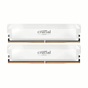 BARRETTE MEMOIRE PC BUREAU CRUCIAL PRO DDR5 32GB (2x16GB) KIT 6400MHz WHITE AXIOM INFORMATIQUE PLUS