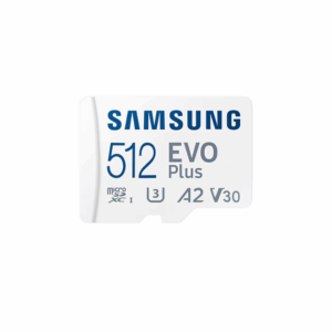 CARTE MEMOIRE SAMSUNG EVO PLUS 512GB AVEC SUPPORT AXIOM INFORMATIQUE PLUS