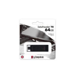 CLE TYPE USB-C KINGSTON 64GB DATA TRAVELER 70 axiom informatique plus