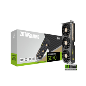 CARTE GRAPHIQUE ZOTAC GAMING GEFORCE RTX 5070 12GB TRIPLE FAN axiom informatique plus
