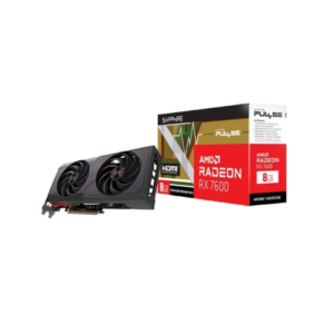 CARTE GRAPHIQUE SAPHIRE PULSE AMD RADEON RX 7600 8GB DUAL FAN axiom informatique plus