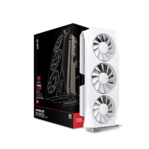 CARTE GRAPHIQUE XFX MERCURY AMD RADEON RX 9060 XT WHITE GAMING 16GB OC TRIPLE FAN AXIOM INFORMATIQUE PLUS