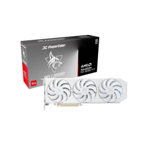 CARTE GRAPHIQUE POWER COLOR HELLHOUND SPECTRAL AMD RADEON RX 9060 XT WHITE 16GB OC TRIPLE FAN axiom informatique plus