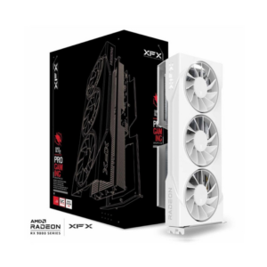 CARTE GRAPHIQUE XFX SWIFT AMD RADEON RX 9060 XT WHITE 16GB OC TRIPLE FAN axiom informatique plus